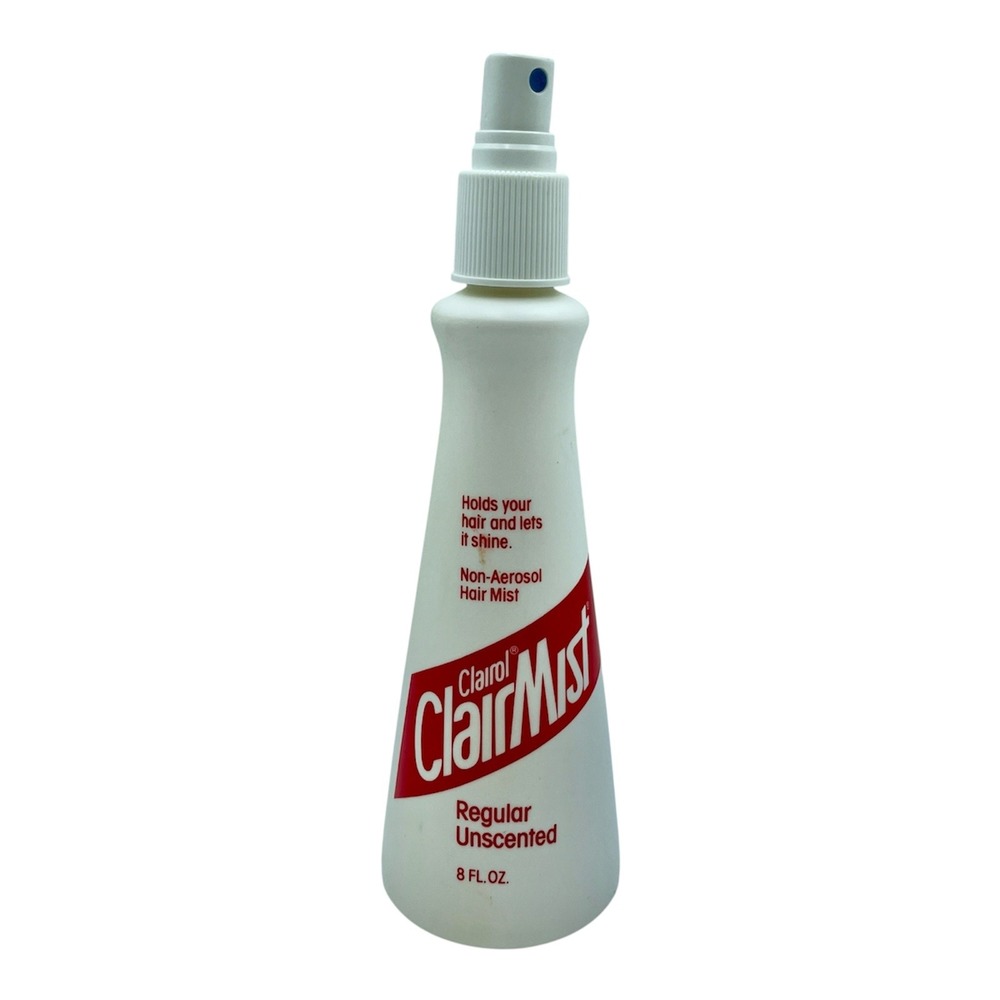 Vtg. 1977 Clairol ClairMist Regular Unscented Hair Mist 8oz New Old Stock Prop